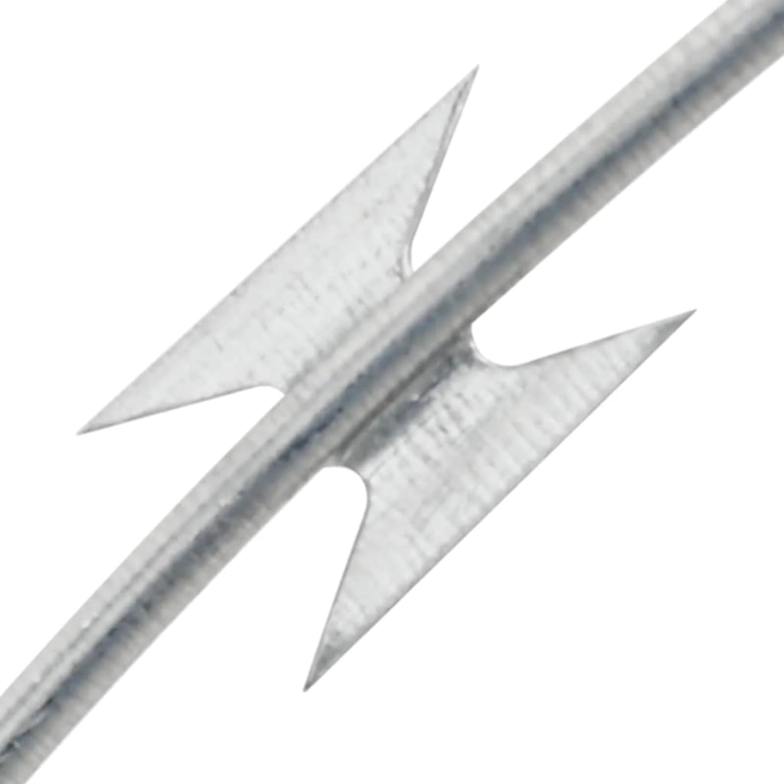 Filo Spinato BTO-22, per sicurezza recinzioni esterne, 100 m allungato 9,45 m a spirale, acciaio zincato, lame 22x15 mm, interasse 34 mm, per giardini, proprietà commerciali e strutture governative