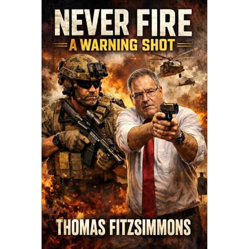 Never Fire a Warning Shot Audiolibro Por Thomas Fitzsimmons arte de portada