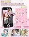 Kids Smart Phone for Girls, Upgraded 3.5'' Touchscreen Phone for Kids Age 3-8, Christmas Birthday Gifts, Dual Camera Music Player Puzzle Games, Learning Toy for 3 4 5 6 7 8 Year Old Girls