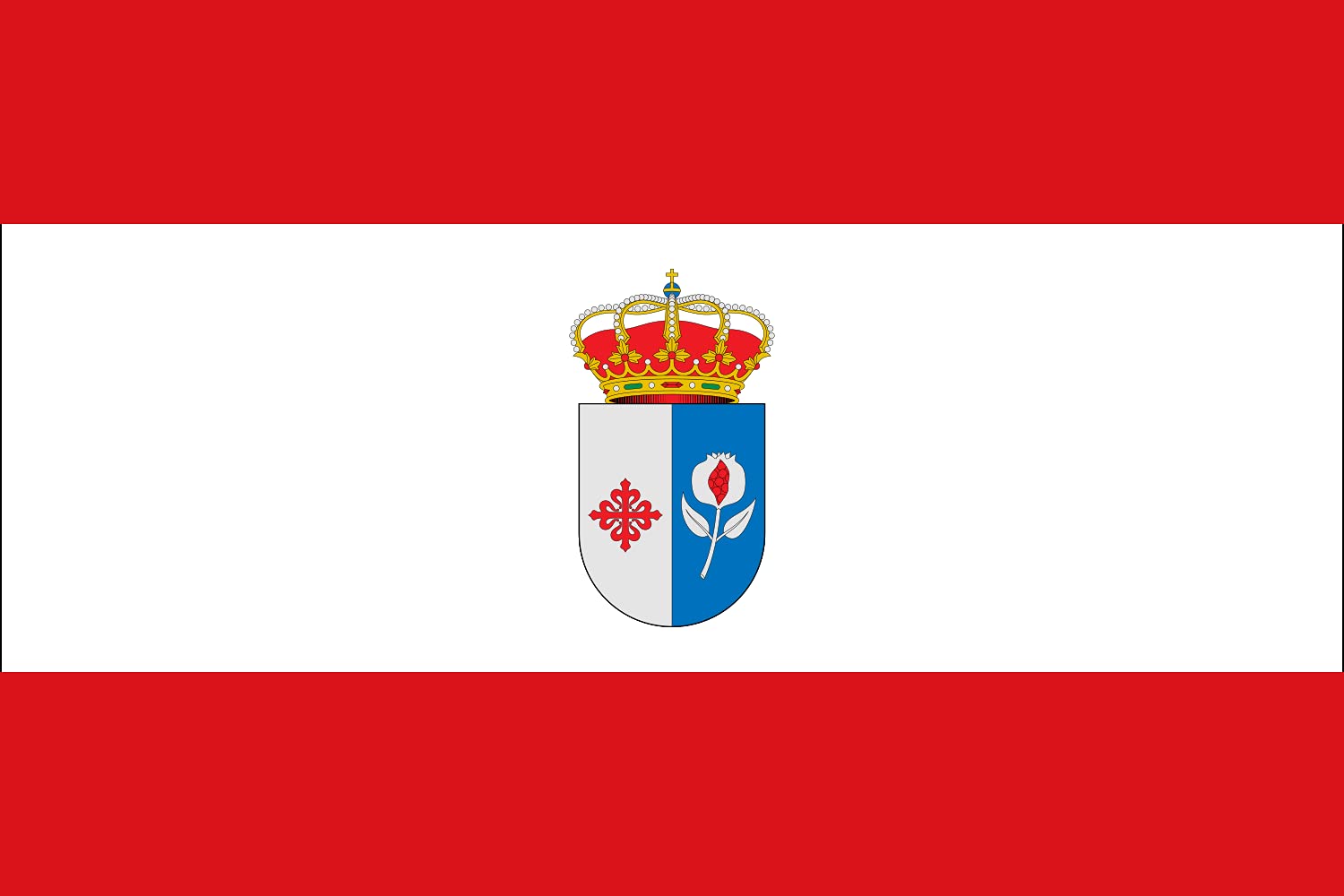 Drapeau Granátula de Calatrava Ciudad Real grand format extérieur