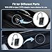 Wireless CarPlay Adapter for iPhone, Upgraded 5.8GHz Carplay Wireless Adapter Converts Wired to Wireless, Plug & Play, No Latency, Fast Stable Connect to iPhone iOS 10+, Fit for Cars from 2015