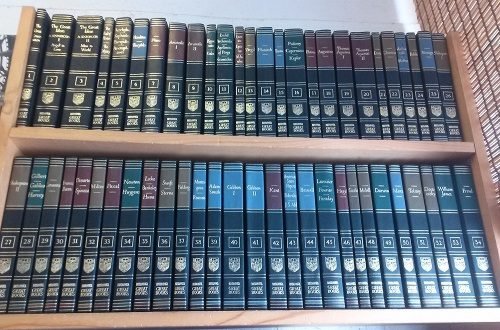 GREAT BOOKS OF THE WESTERN WORLD, COMPLETE 54 VOLUME SET, 1982 PRINTING