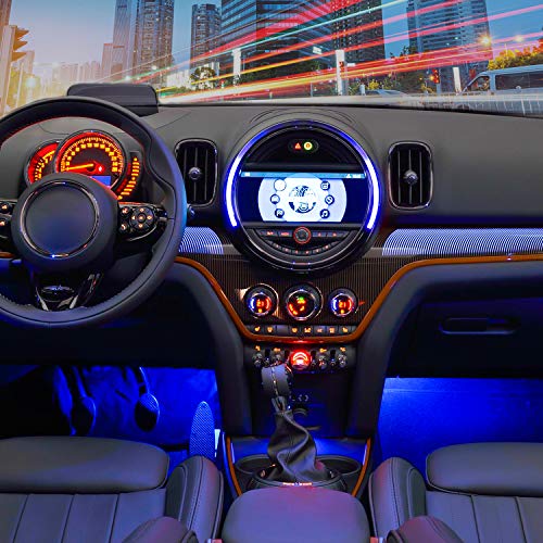 Nilight 4PCS 48LED Car USB Interior Neon Accent Lights RGB Remote Control - Image 2