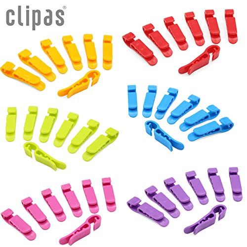 Miniatura 5 de Clipas - 42 Pinzas Para Calcetines - Organiza Y Empareja Tus Calcetines En La Lavadora O Secadora Y Directos Al Tendedero. Ahorra Mucho Tiempo En Tus Coladas.Fabricado En España.