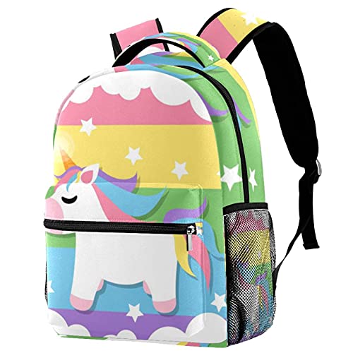 Sac à dos licorne rose pour ordinateur portable et voyage ado