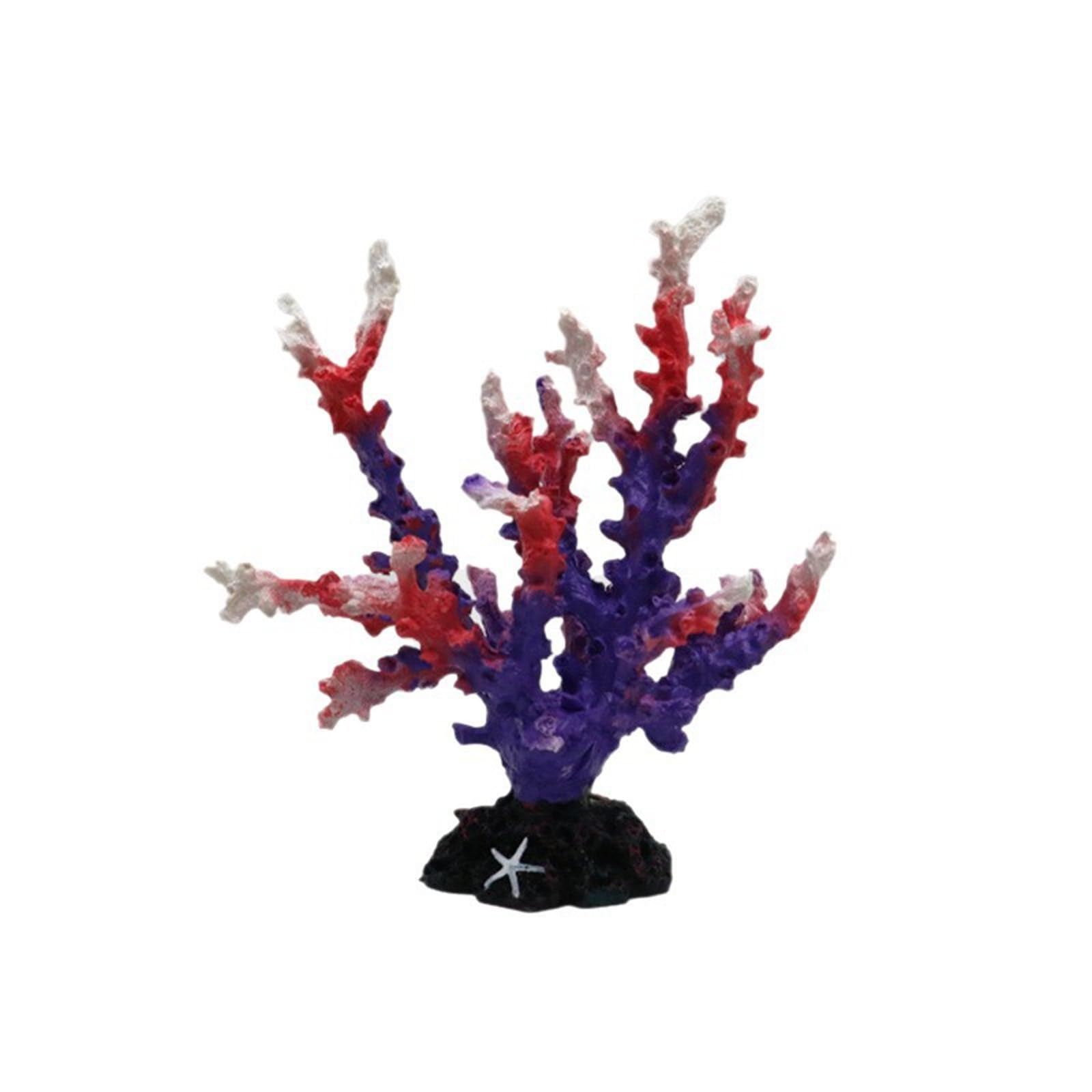Hsioluted Tanks Rockery Artificial Corals Reef Simulation Landscape Grass Plant FishTank Landscaping Fish Tanks Plant Underwater Decors