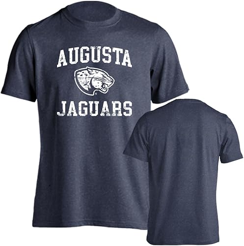 Miniatura 156 de Sport Your Gear NCAA Camiseta de manga corta retro con licencia oficial de aspecto desgastado para el día del juego, camiseta de espíritu deportivo