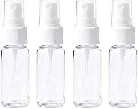 4 x 20 ml Small Spray Bottle Transparent Spray Bottles Set of Portable Travel Bottles Cosmetic Sprayers for Perfumes Oils Alcohol etc (4 x 20 ml)