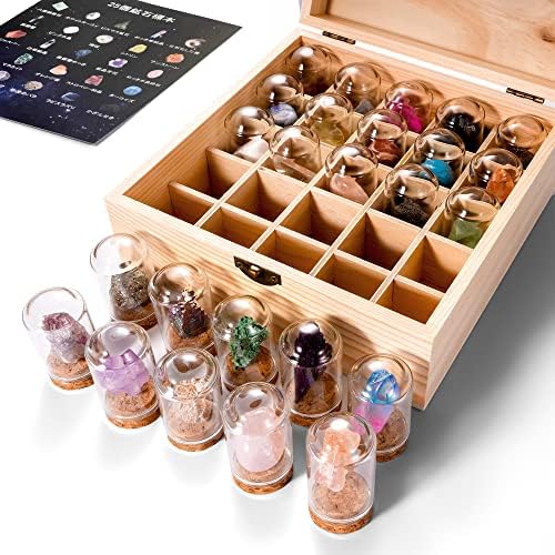 Amazon | AZNABLE 鉱物標本 セット 箱 鉱物 コレクション 岩石 化石 