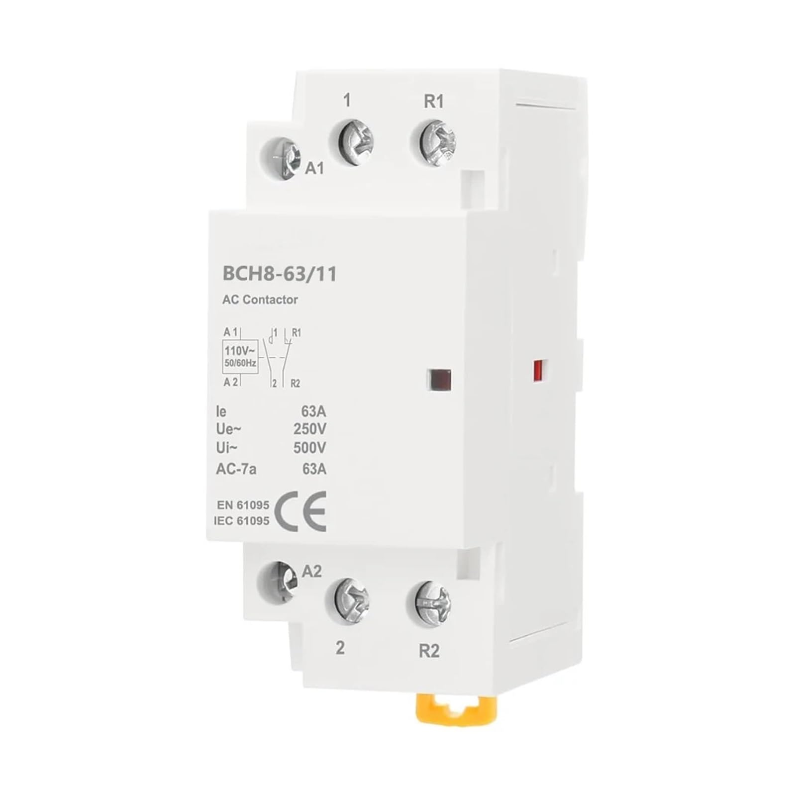 Contacteur modulaire BCH8-63/11 63 A compact et durable pour tableau