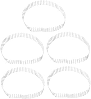 Sosoport 5pcs Fairy Garden Kit Miniature Picket Fence Weatherproof Plastic Small Garden Edging Decorative Fence Panels