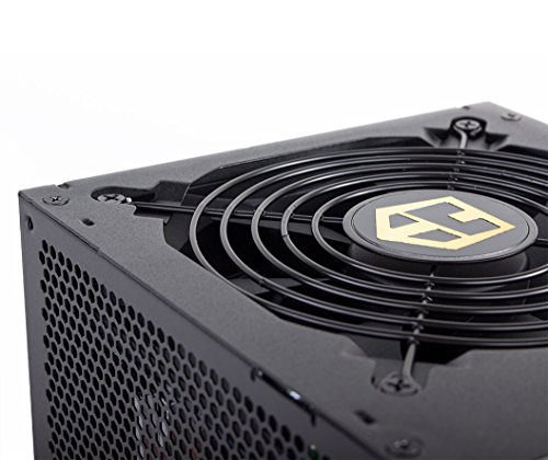 NOX Hummer GD 850 -NXHUMMER850GD- Fonti alimentazione 850W, certificato 80 PLUS Gold, ventola ultra silenziosa da 120mm, compatibile ATX12v, ingresso 230W, colore nero - Alimentatore - Immagine 5