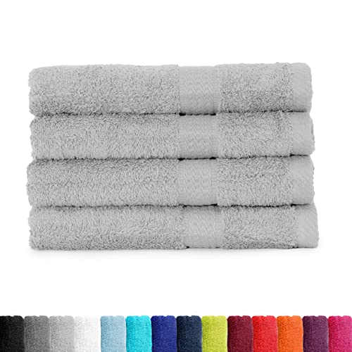 4er Pack zum Sparpreis Frottier Handtuch in vielen Farben 100% Baumwolle 500 g/m², 4X Handtücher...