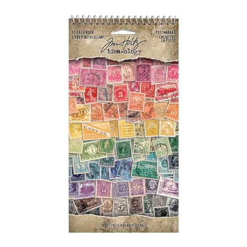 Tim Holtz Iddeaology Postmarked Sticker Book