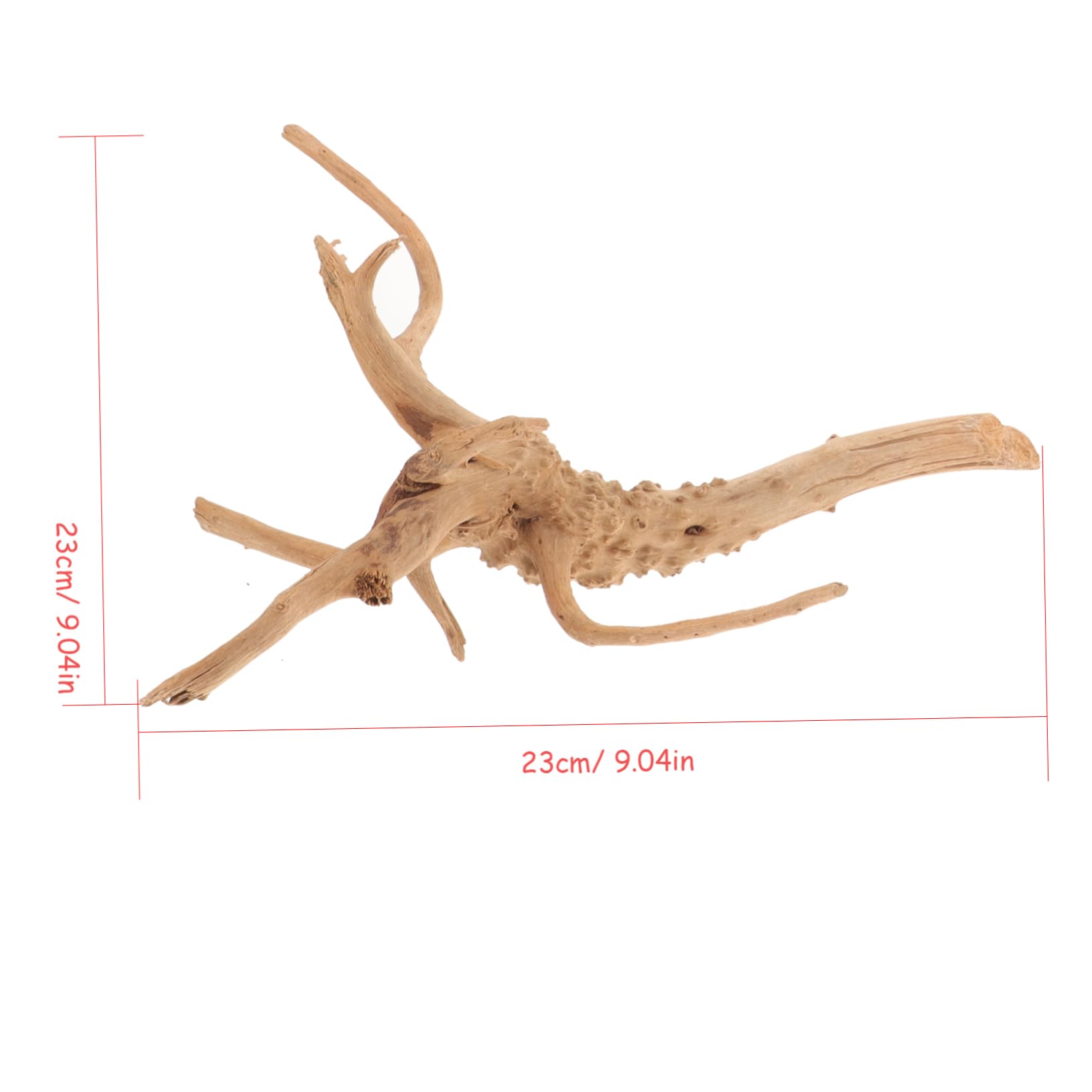 ORFOFE Fish Tank Decor Shipwreck 4pcs Aquarium Wood Ornaments Realistic Tree Trunk for Betta Tank