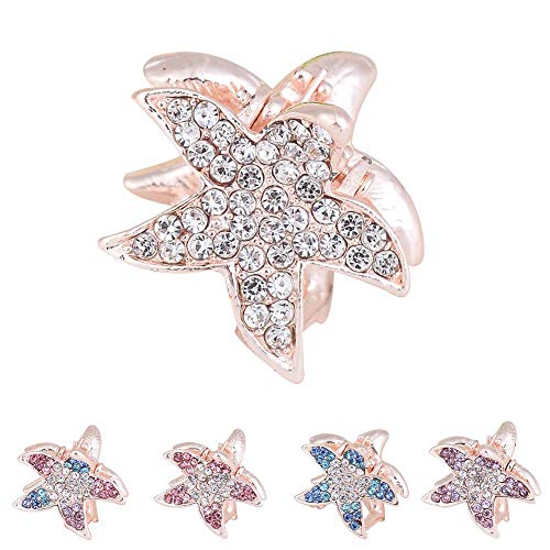 Moda, mini fermaglio per capelli, con strass