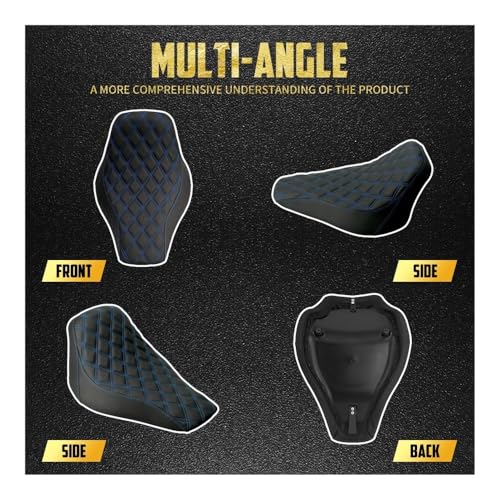 Asiento de perfil bajo para evitar dolores de espalda en motos Softail 3