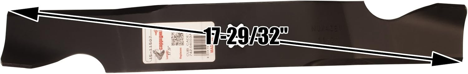 Rotary (3) 11507 Mower Blades for Cub Cadet 942-04053B, 942-04053C, 50" Deck