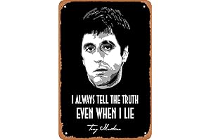 Tony Montana Poster: Iconic Film Wall Art for Home, Bar, and Man Cave