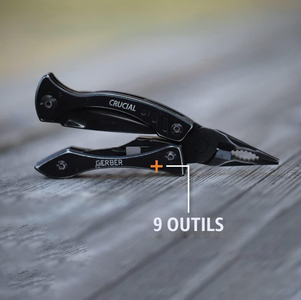 Gerber Crucial Black Pince Multifonctions | 31-001518