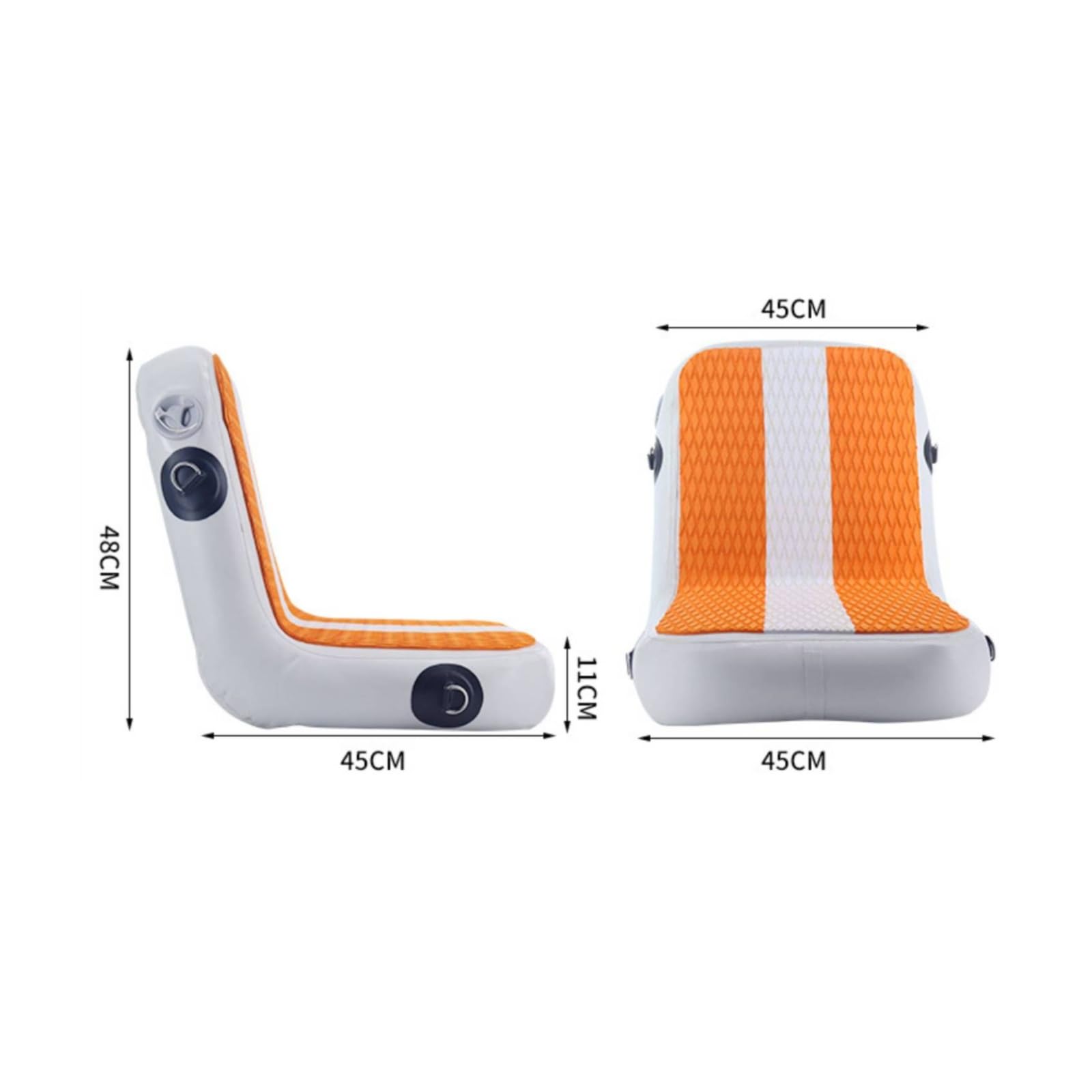Siège de Paddle Gonflable Antidérapant Coussin de Kayak Réglable Support Dorsal Planche à Pagaie pour Nautisme