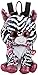 TY Rucksack Plüsch Sequins 30 cm Zoey Le Zebra TY95030, Mehrfarbig