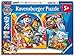 Produktbild Ravensburger Kinderpuzzle - 05048 Paw Patrol - Puzzel für Kinder ab 5 Jahren, mit 3x49 Teile