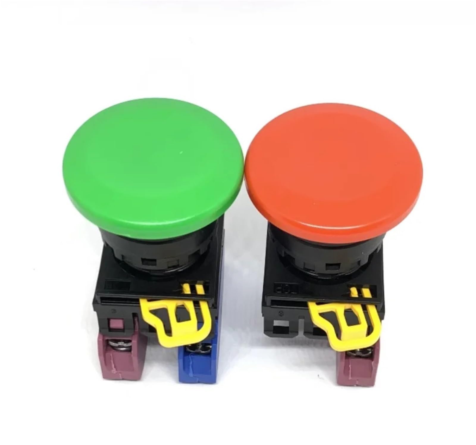 Interrupteur à bouton-poussoir champignon rouge YW1B-M4E01R 10pcs