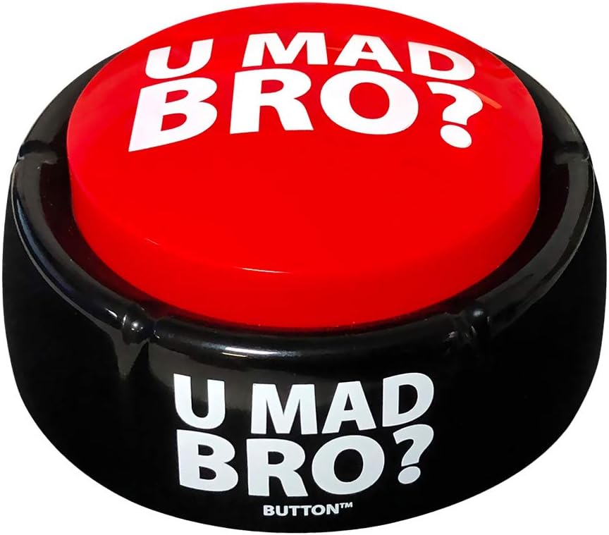 U Mad Bro Button