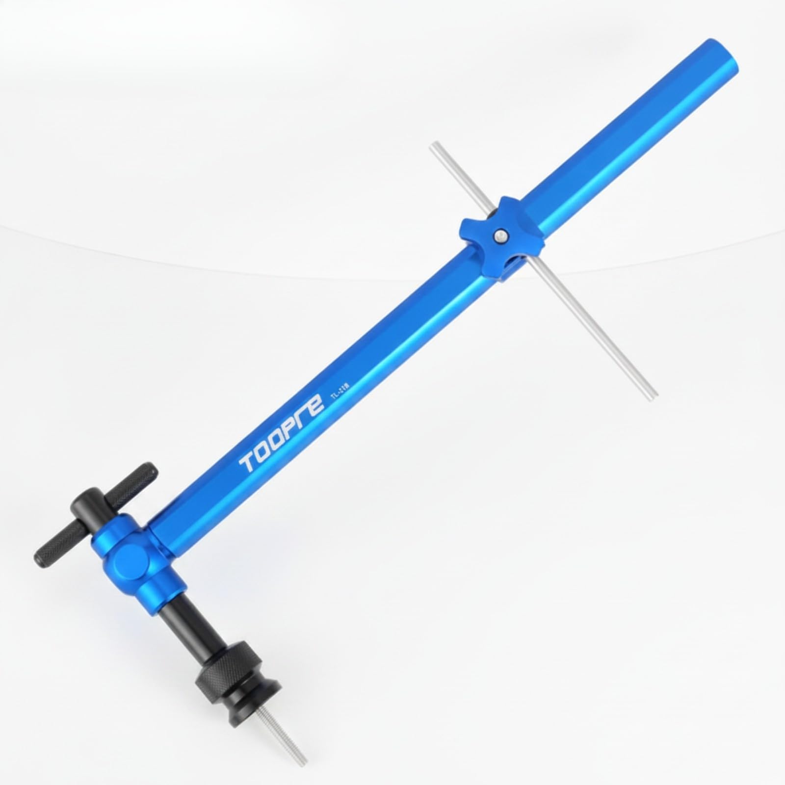 Alineador Manillar para Bicicleta Carretera con Pinza Fijación y Perilla Ajuste Roscada para Instalación Manillar y