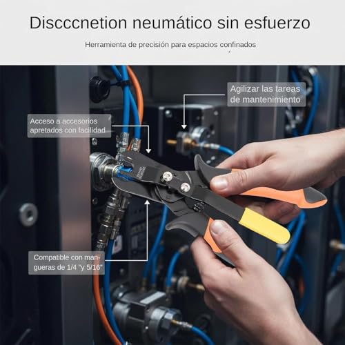 Herramienta extracción mangueras aire de acero al carbono resistente con ajuste universal 5