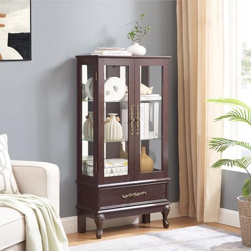 TRJQBCC Lighted Curio Display