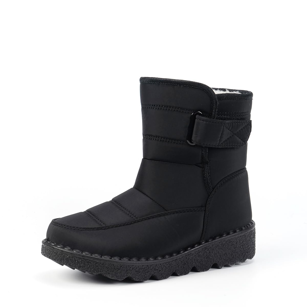Womens Warm Fur Lined Winter Snow Boots Waterproof Ankle Boots Outdoor Ankle Short Booties Comfortable Shoes for Women