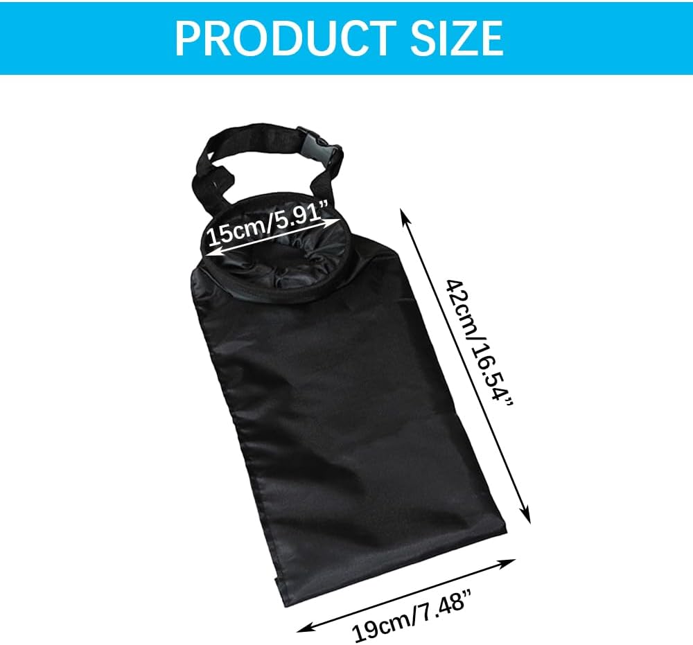 2PCS Foldable Car Storage Bag, Hanging Back Seat Garbage Bag | Leak-Proof Waterproof Car Trash Bin, Oxford Cloth Foldable Auto Trash Bin Universal for Most Cars