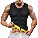 Cimkiz Hot Sweat Vest Neoprene Sauna Vest for Weight Loss Tummy Fat Burner Slimming Shapewear Hot Thermo Body Shaper Sweat Tank Top Black with Zip L