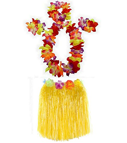 Jupe hula jaune double couche AniiKiss le cadeau de déguisement parfait