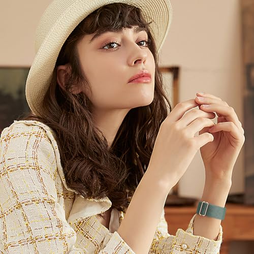 Stretchy Nylon Solo Loop Bands Compatible with Apple Watch 38mm 40mm 41mm 42mm 44mm 45mm 46mm 49mm, Sport Elastic Wristbands Women Men Straps for iWatch Series 10/9/8/7/6/5/4/3/2/1/SE 2/Ultra/Ultra 2 - Thumbnail 4