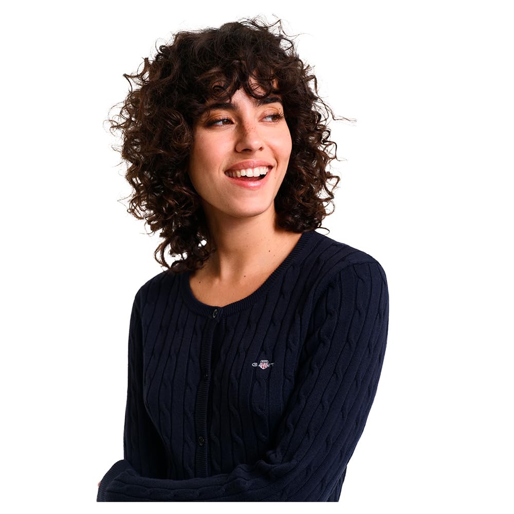 GANT Kardigan Kobiety Stretch Cotton Cable Cardigan