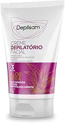 CREME DEPILATORIO FACIAL 50G ALOE VERA - CX12, Depilsam