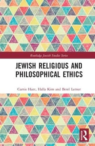 Buy Jewish Religious and Philosophical Ethics — BookShops.in
