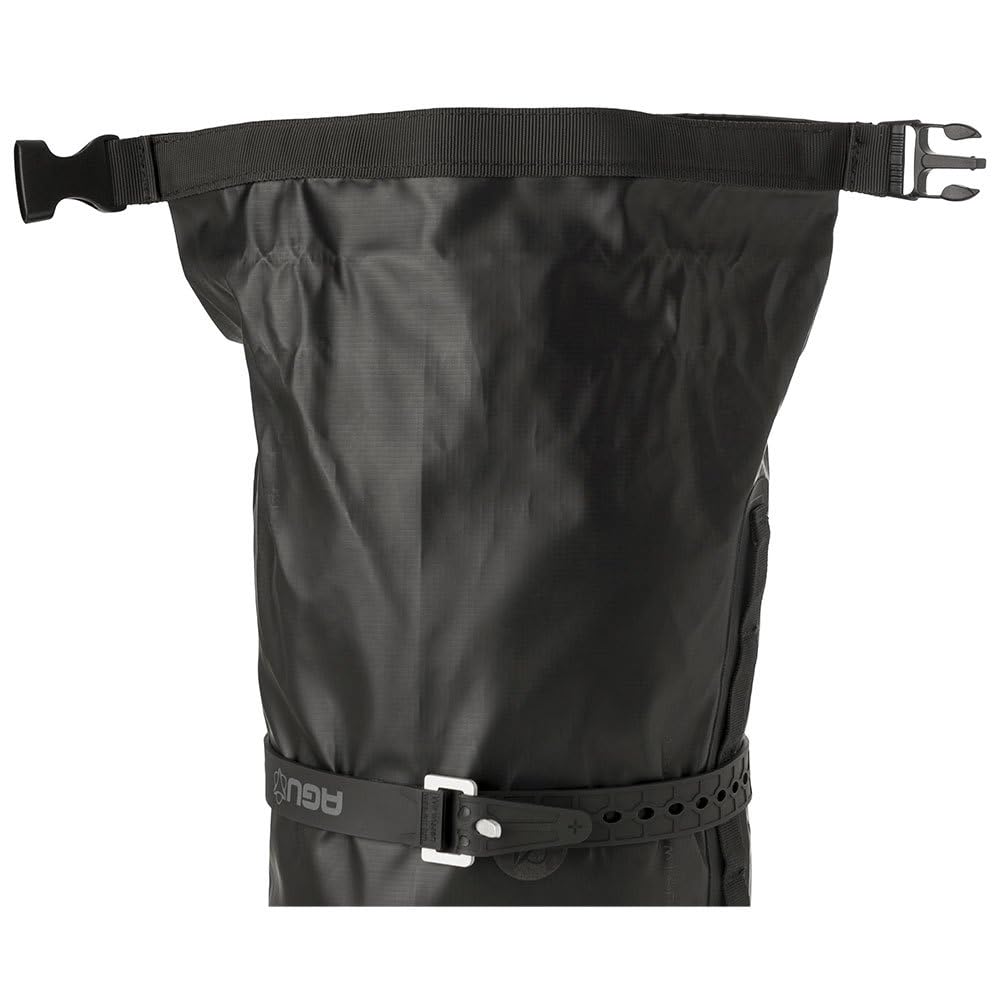 AGU Lenkertasche vorne Bikepacking Extreme Pro schwarz 9,6 Liter wasserdicht mit Halterung aus Aluminium