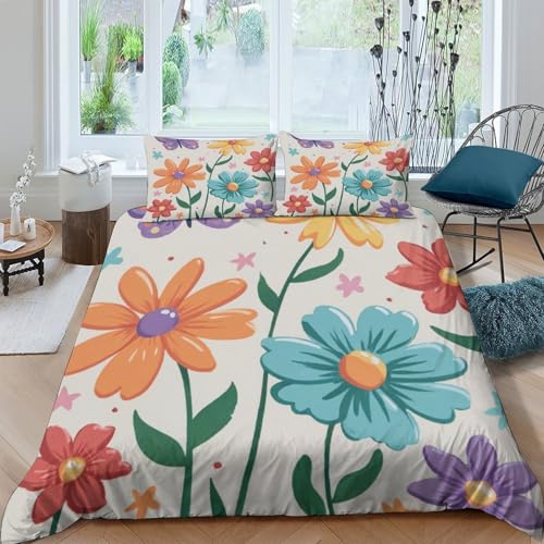 Housse de couette microfibre 135x200 pour lit simple adolescent - 4