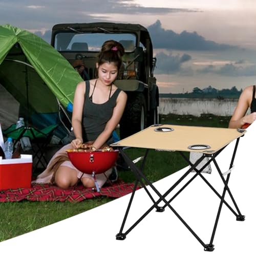 Table de camping pliable stable pour éviter les verres renversés dehors