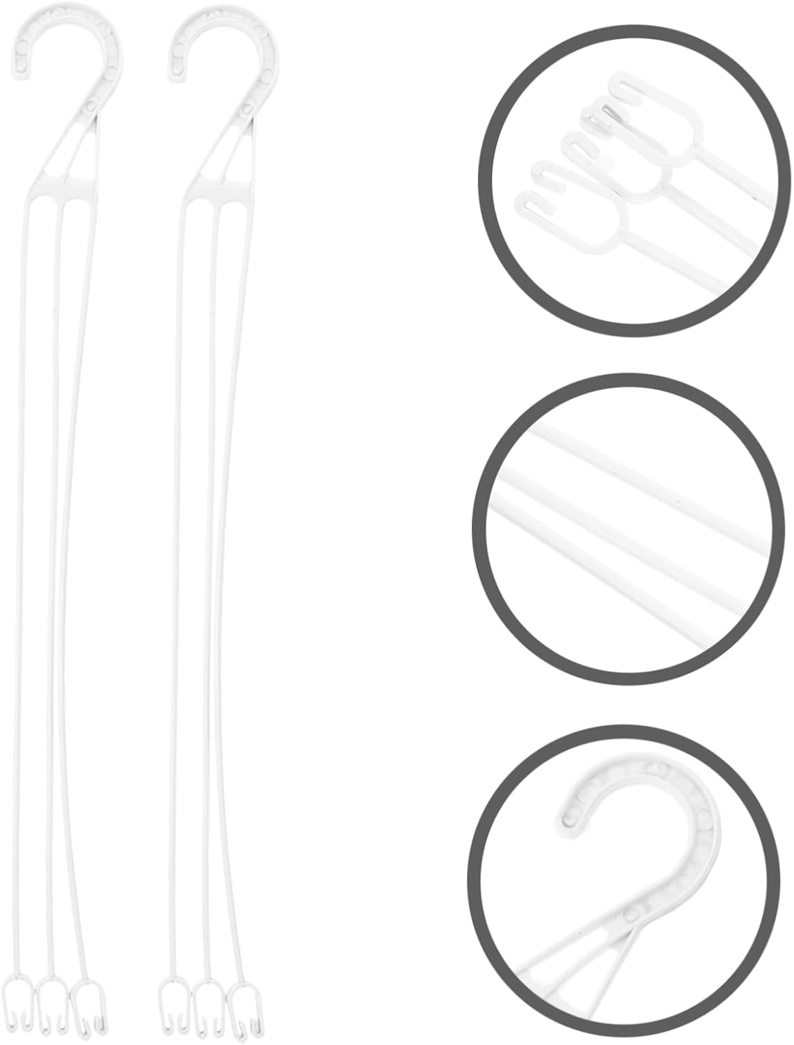 GALPADA 400sets Plant Hooks for Hanging Flowerpots Chlorophytum Comosum Hangers for Use Space-Saving Design Style