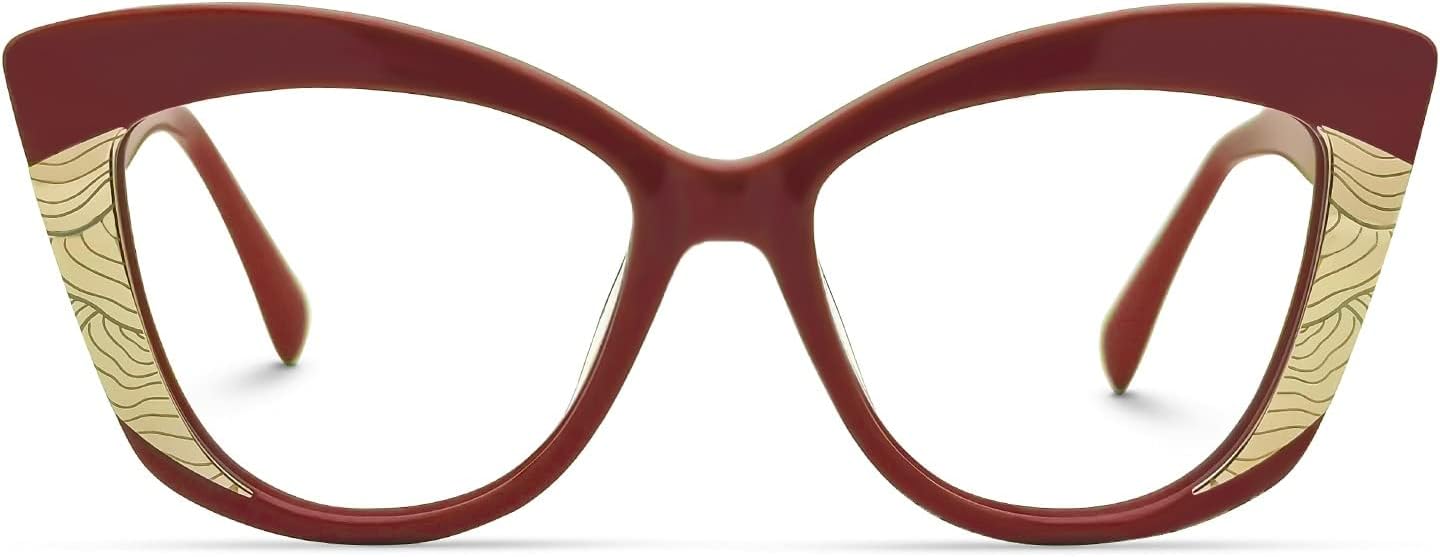 Zeelool Vintage Cat Eye Blue Light Blocking Glasses for Women Amy JGA300178