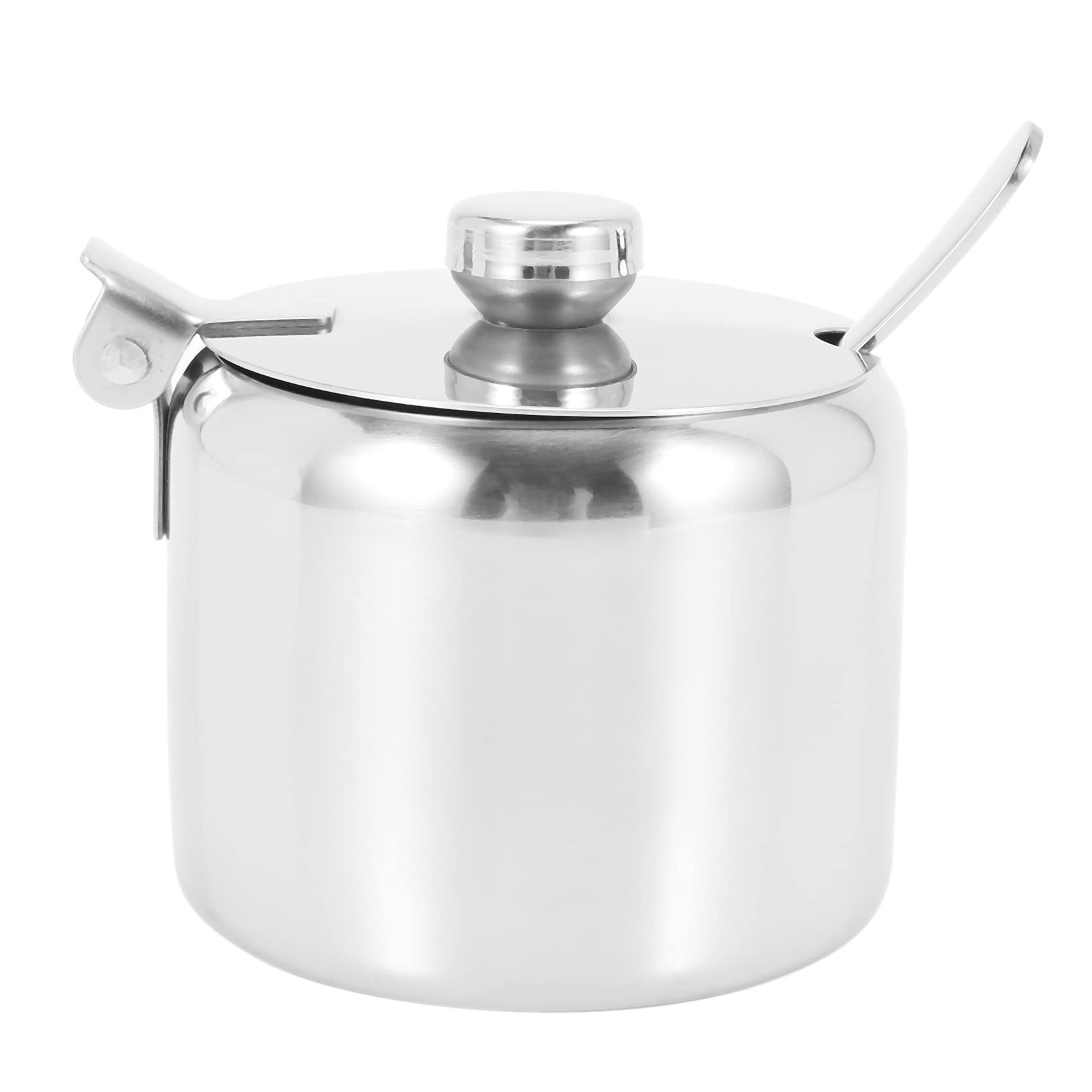 CTRLZS Stainless Steel with Lid and Spoon Seasoning Jar Seasoning Jar Tableware Spice Container