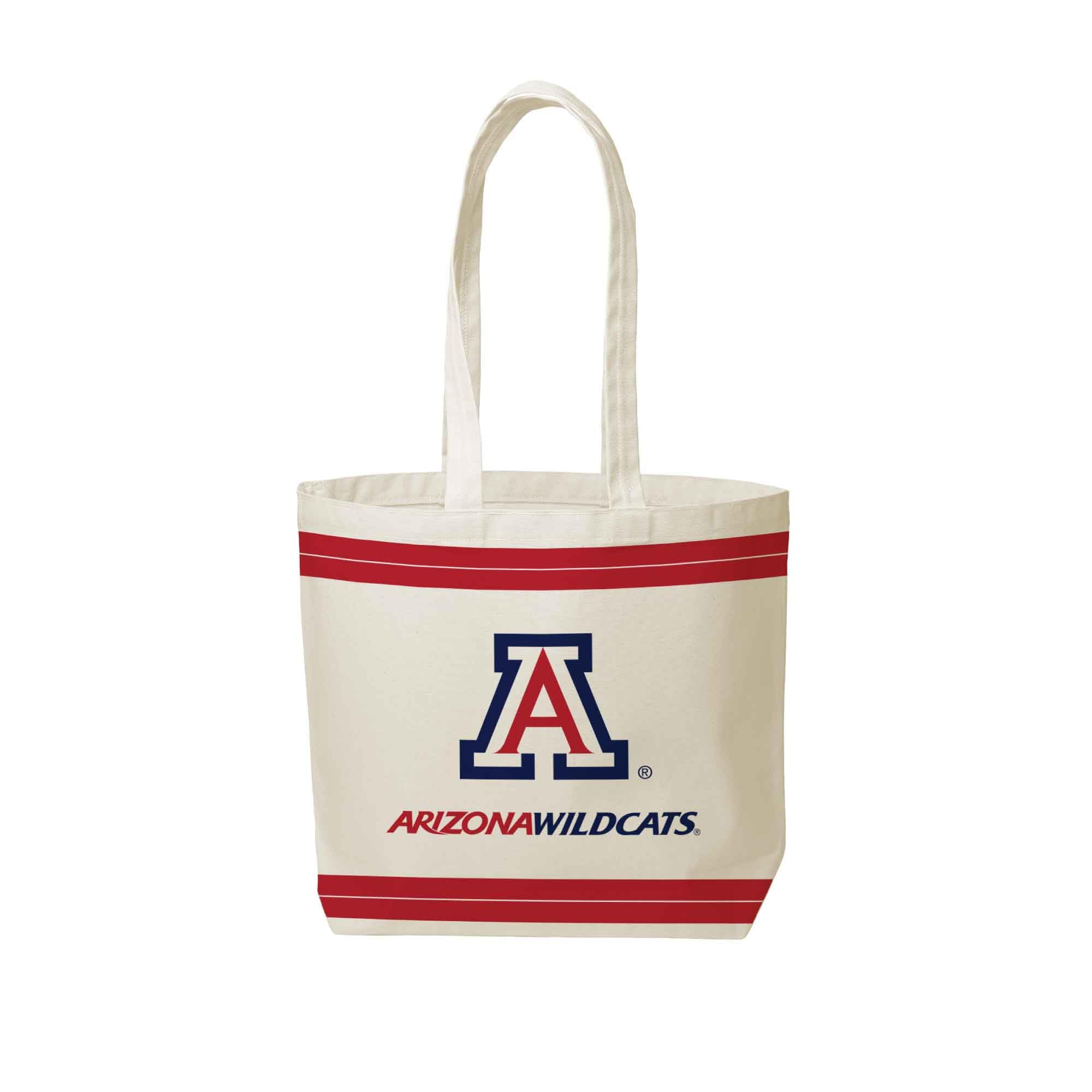 Desert Cactus University Licensed Canvas Tote Bag– Durable College Carryall with Official Logo, College Pride Gift