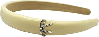 Diademas Acolchadas con Lazo – Bandas para el Pelo en Colores Pastel, Suaves y Elegantes para Mujeres y Niñas, Accesorio de Moda para Cumpleaños y Regalos (amarillo, ONE SIZE)