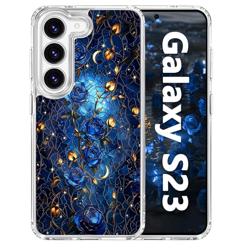 Samsung Galaxy S23 �t���[�����P�[�X�A�N���A���C�n�[�h�J�o�[�A���[�����C�g���[�Y | MagSafe�Ή��A���킢�����I���B���e�[�W�X�e���h�O���X�u���[���t�����[�f�U�C���A�X�����t�B�b�g�\�t�gTPU�ϏՌ��g�ѓd�b�V�F��