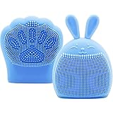 Baby Bath Brush, Silicone Baby Cradle Cap Brush, Massage Brush, Scrubbers Exfoliator Brush - Shampoo